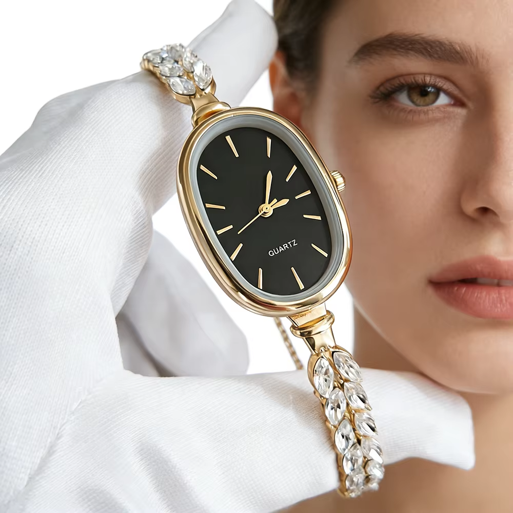 Fashion Oval Dial Women's Quar - Luxury Watch Events บทวิจารณ์และราคา